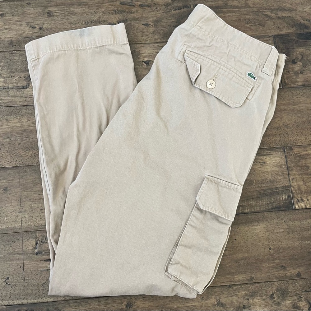 Tan Cargo Lacoste Men’s Pants